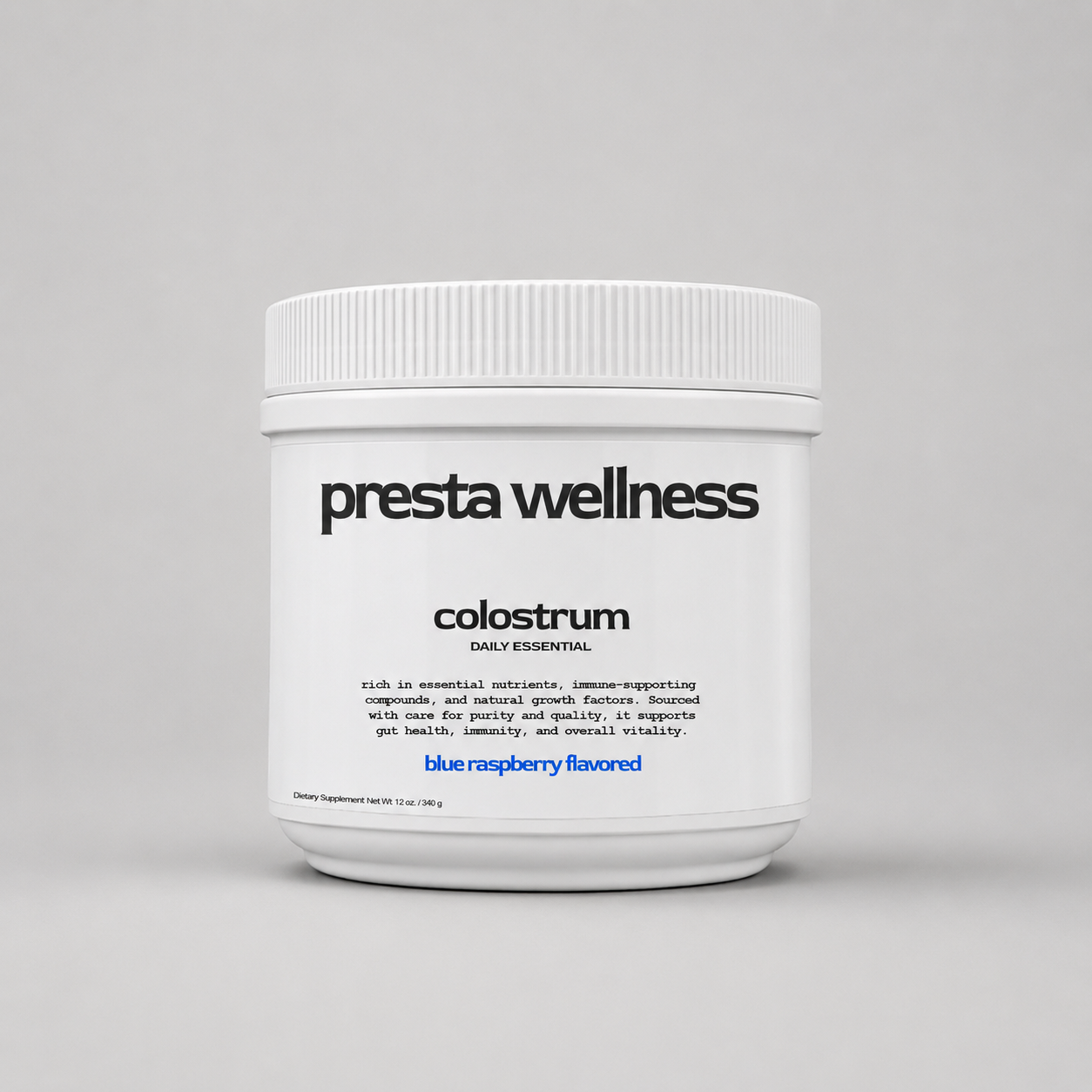 Presta Wellness Colostrum - Blue Raspberry
