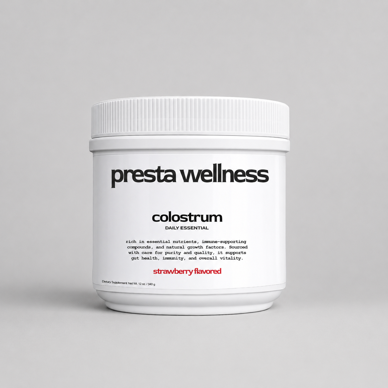 Presta Wellness Colostrum - Strawberry