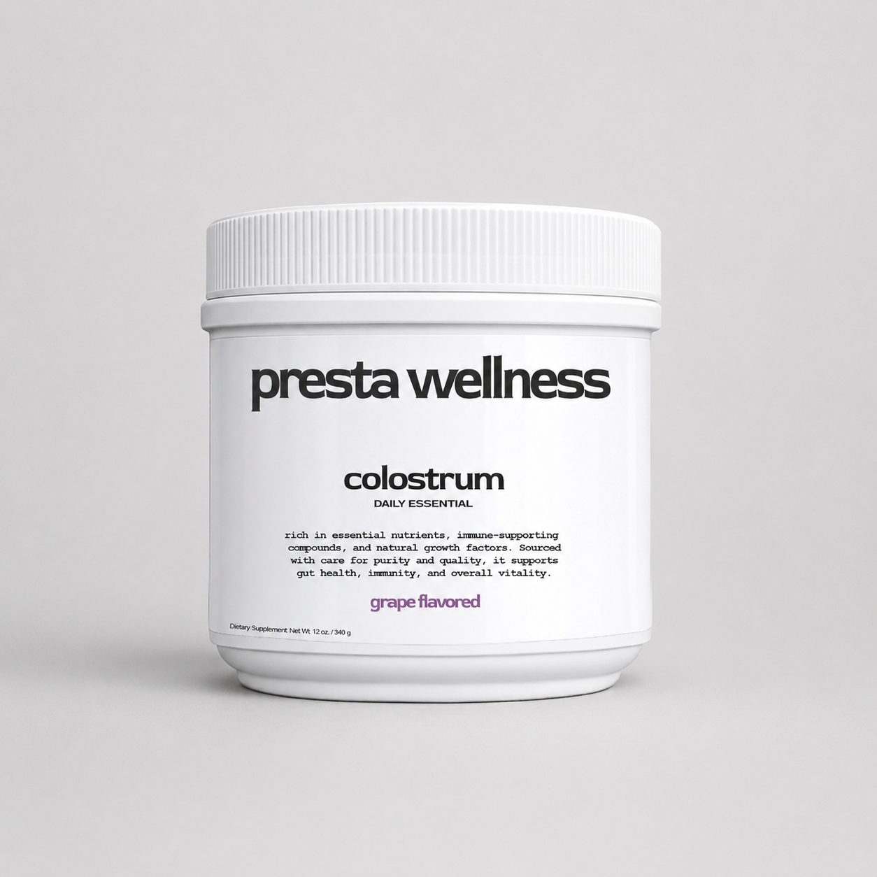 Presta Wellness Colostrum - Grape