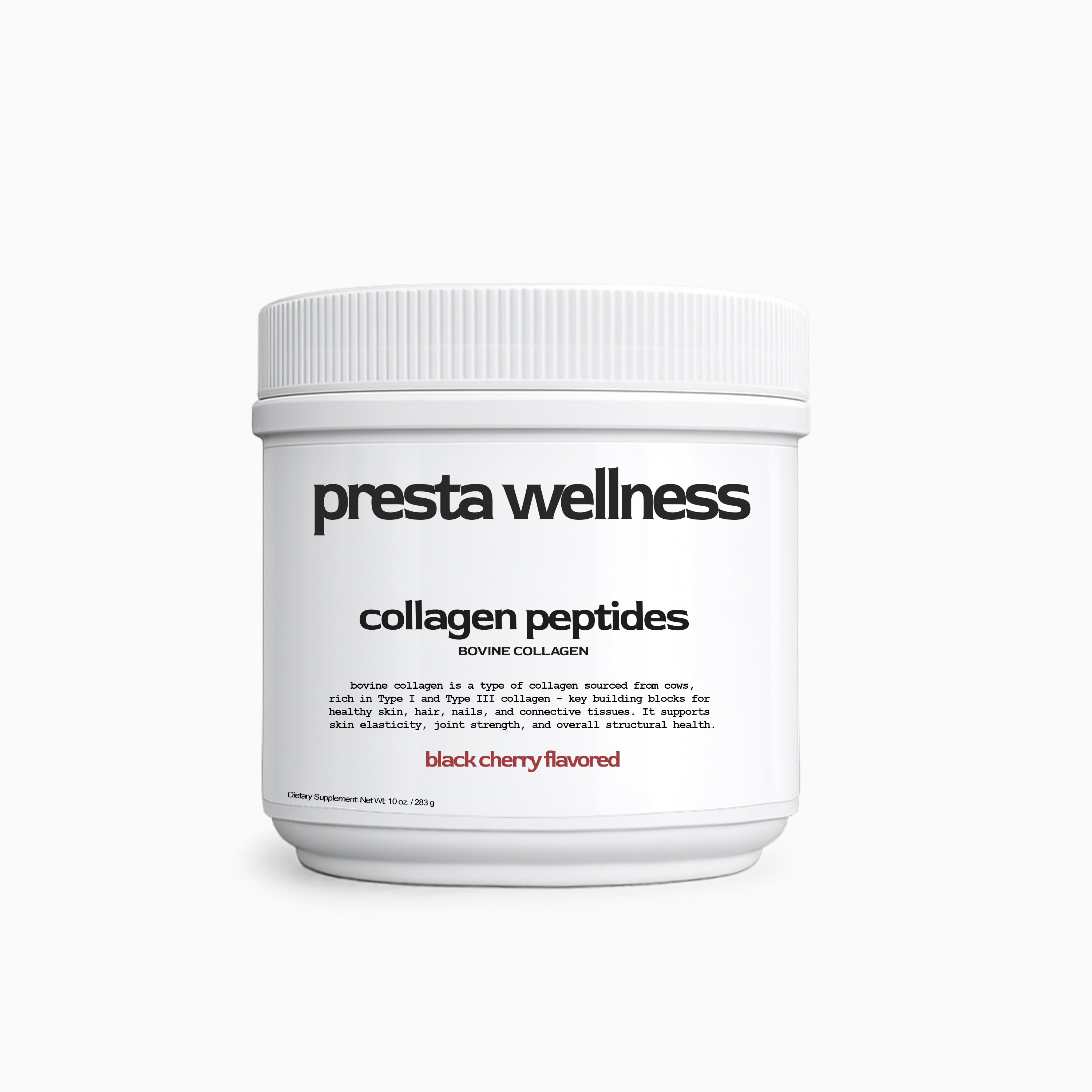 10 oz. collagen peptides - black cherry