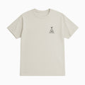 presta wellness small logo tshirt - sand