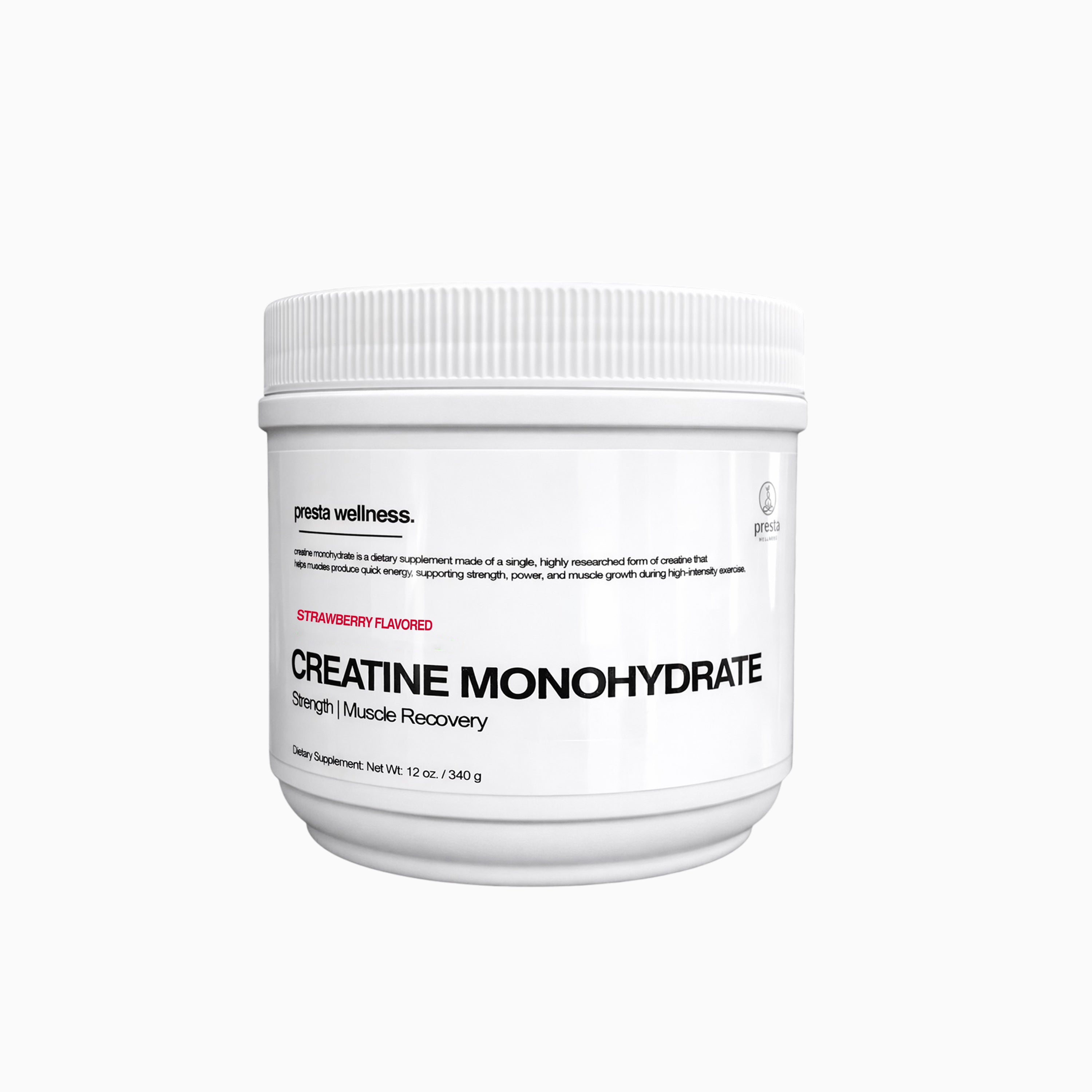 12 oz. Creatine Monohydrate [Strawberry]