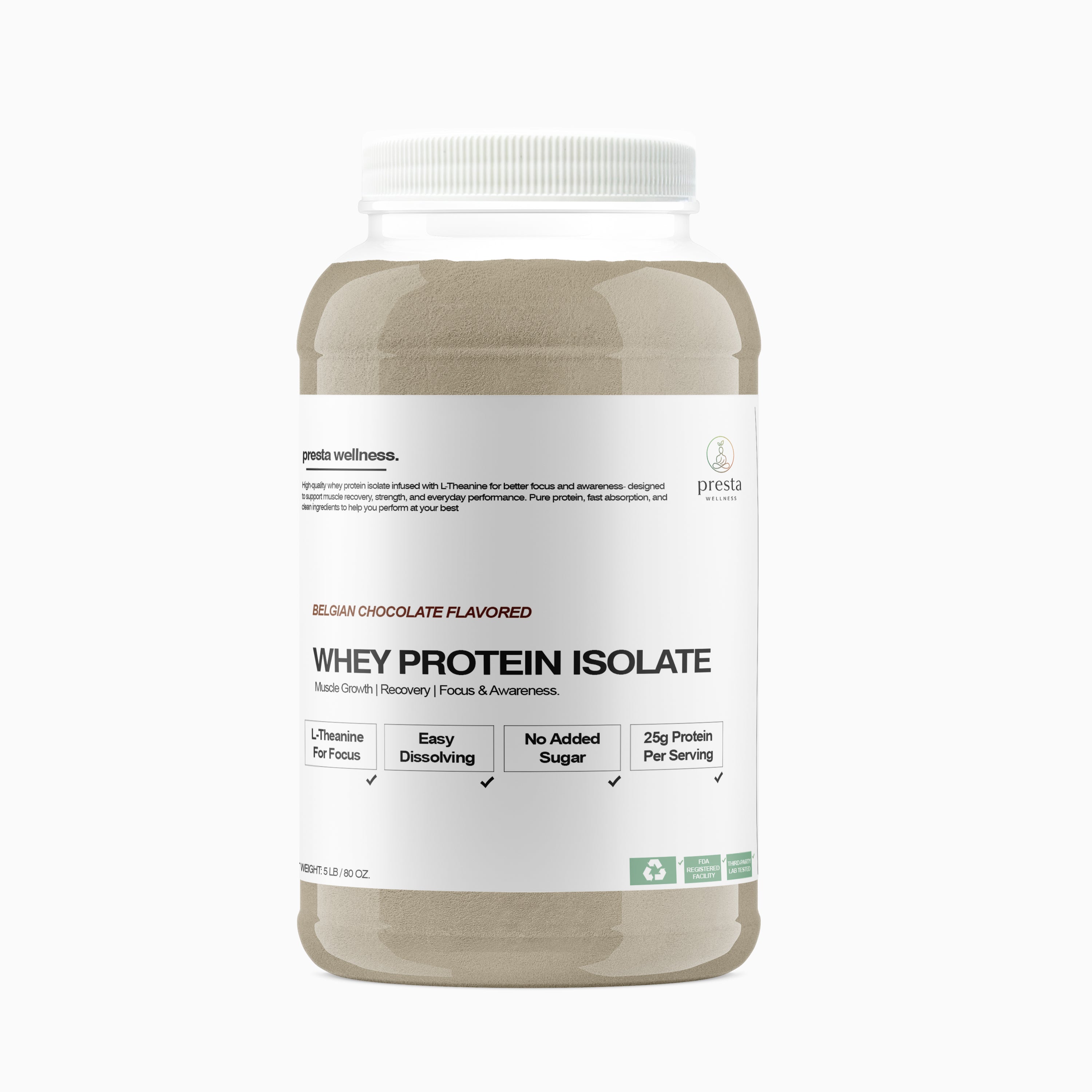 5lb. Bio Whey Protein [Belgian Chocolate]