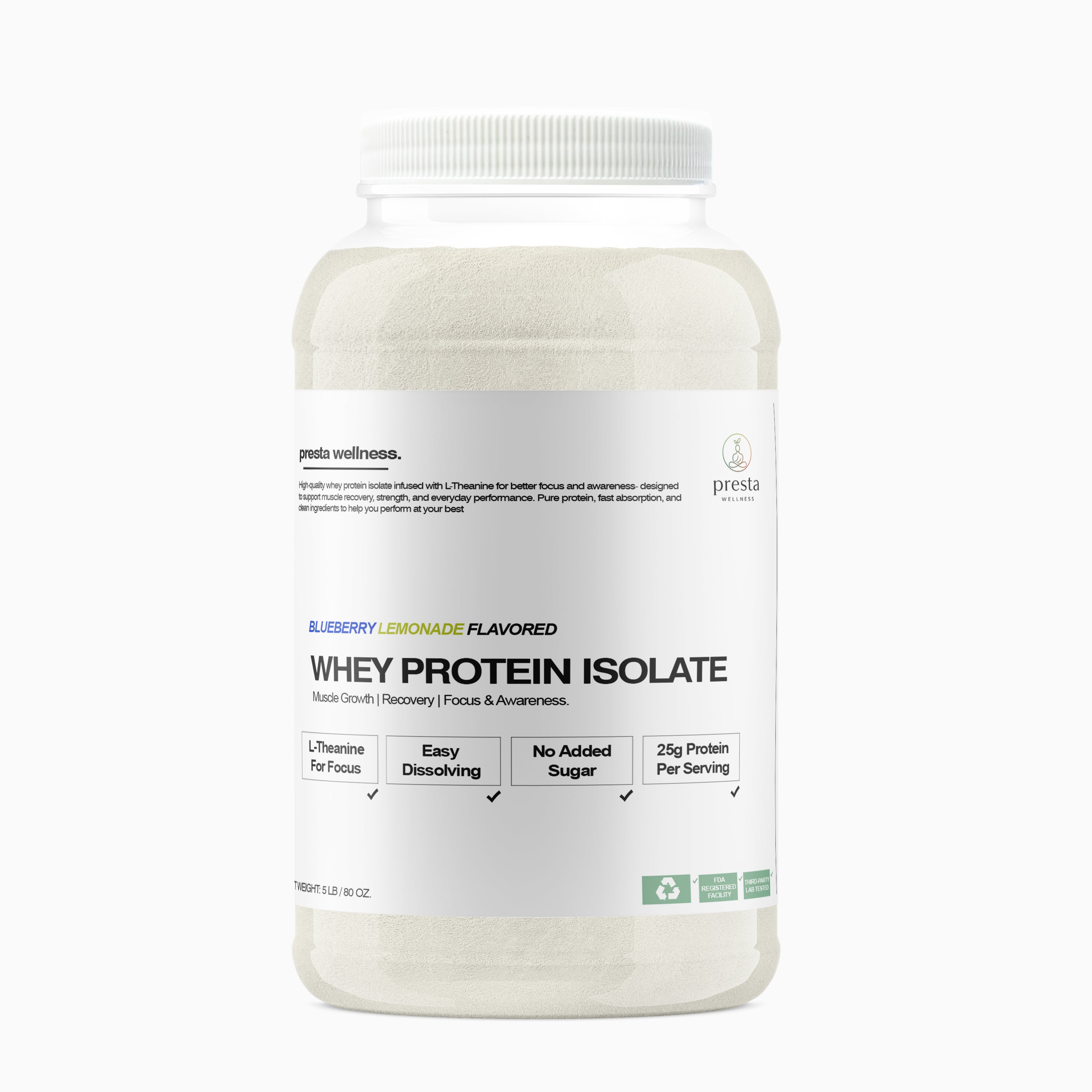 5lb. Bio Whey Protein [Blueberry Lemonade]