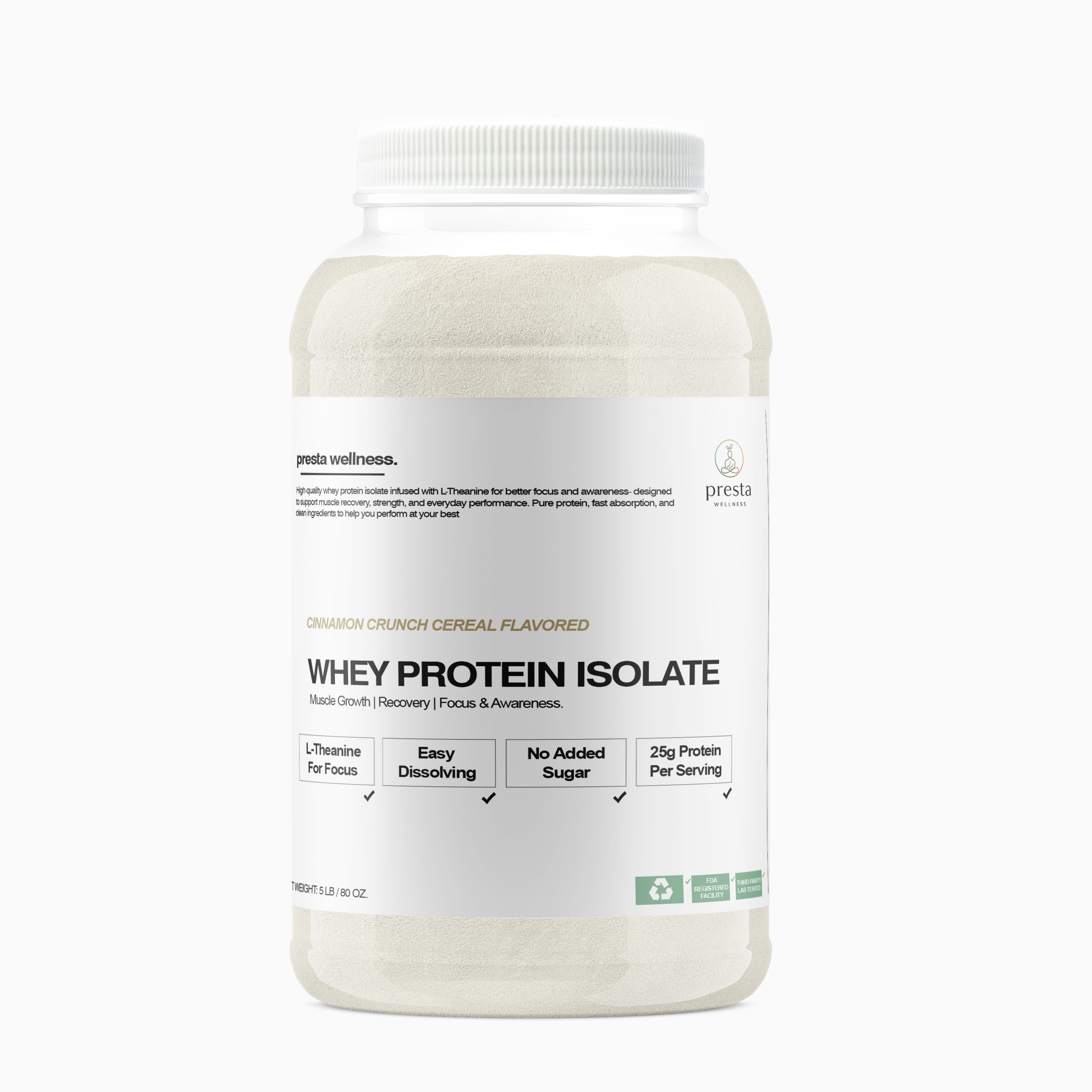 5lb. Bio Whey Protein [Cinnamon Crunch Cereal]