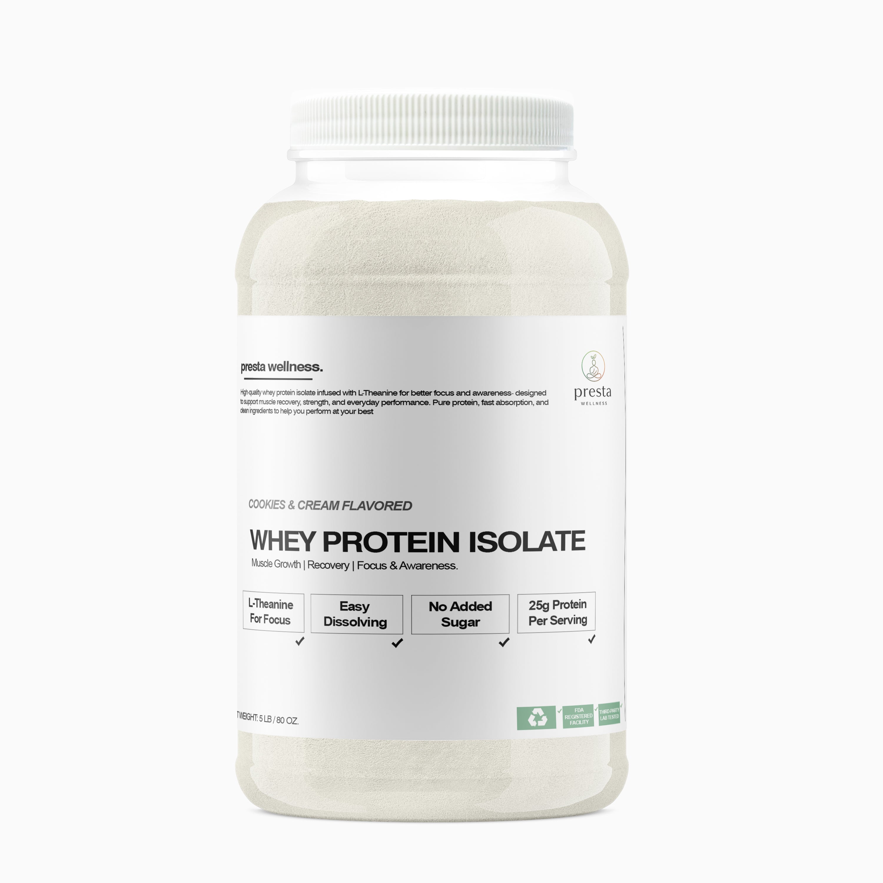 5lb. Bio Whey Protein [Cookies & Cream]