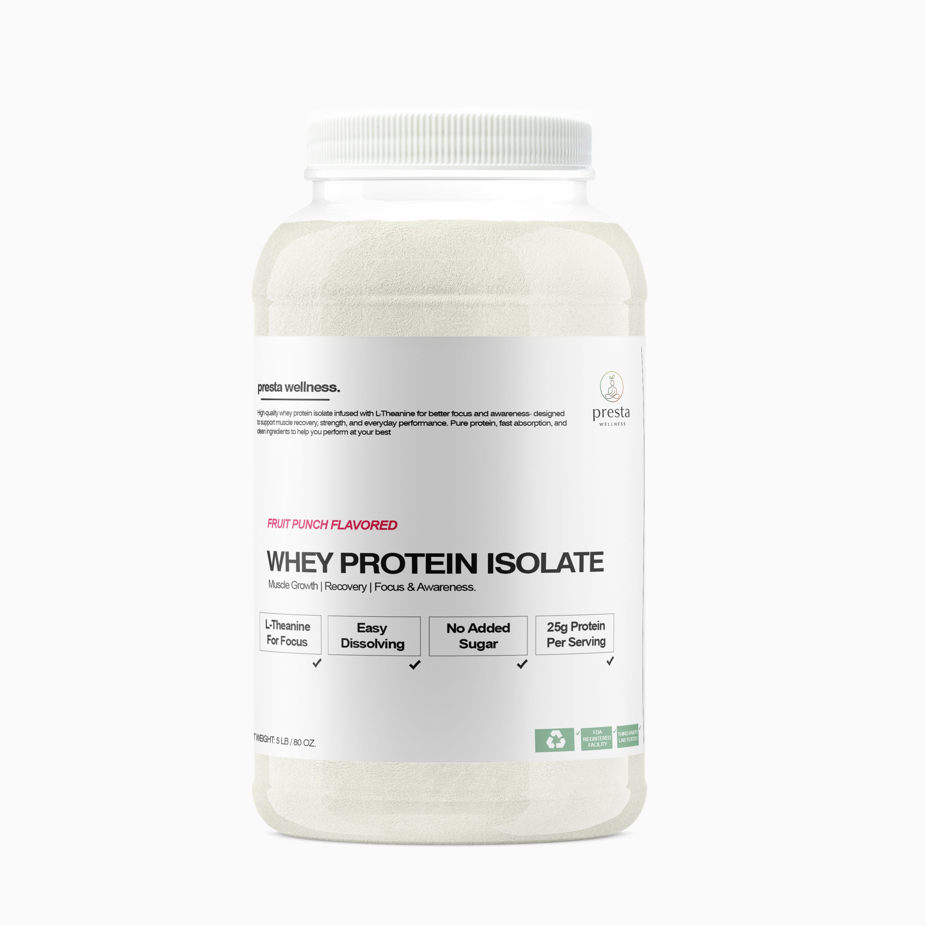 5lb. Bio Whey Protein [Fruit Punch]