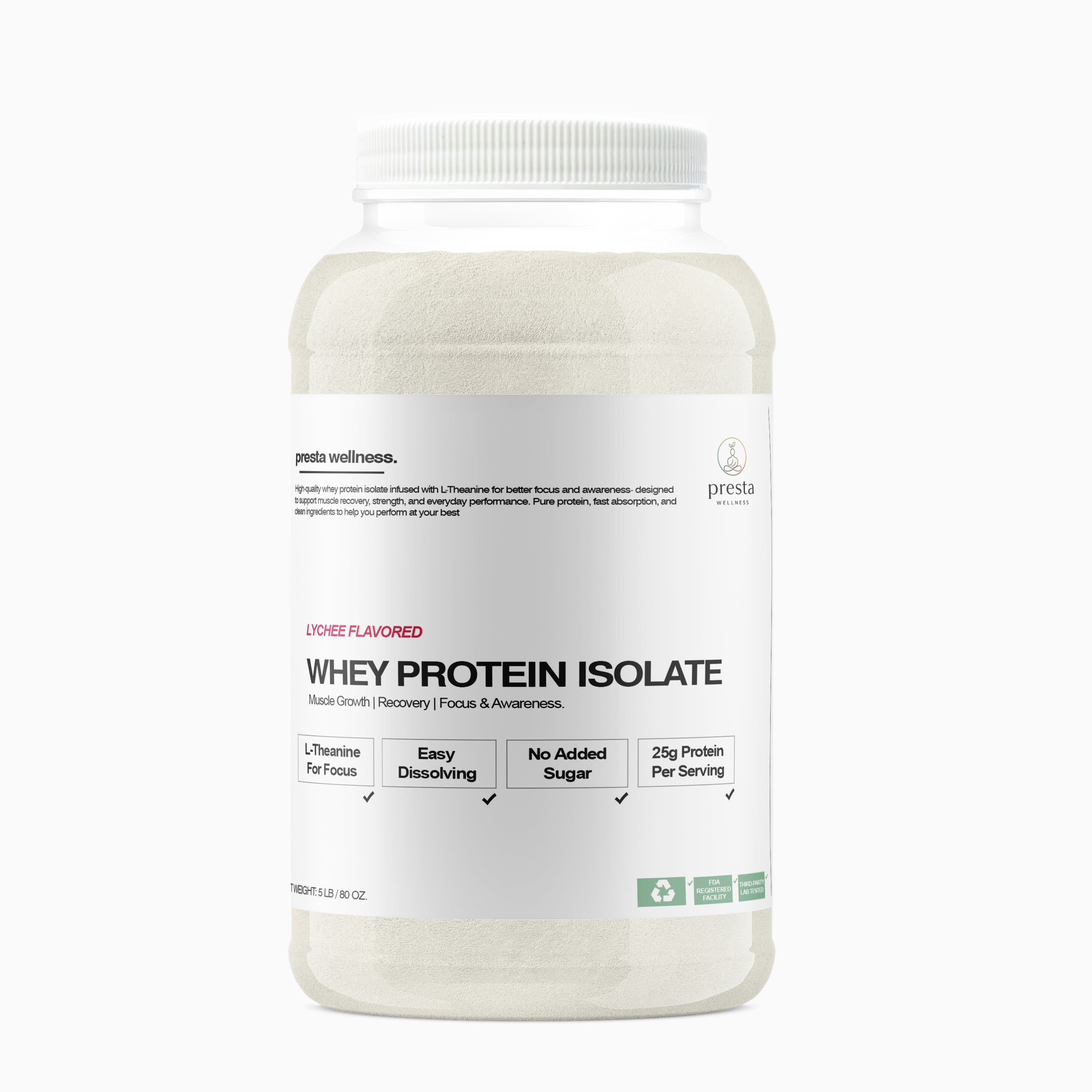 5lb. Bio Whey Protein [Lychee]