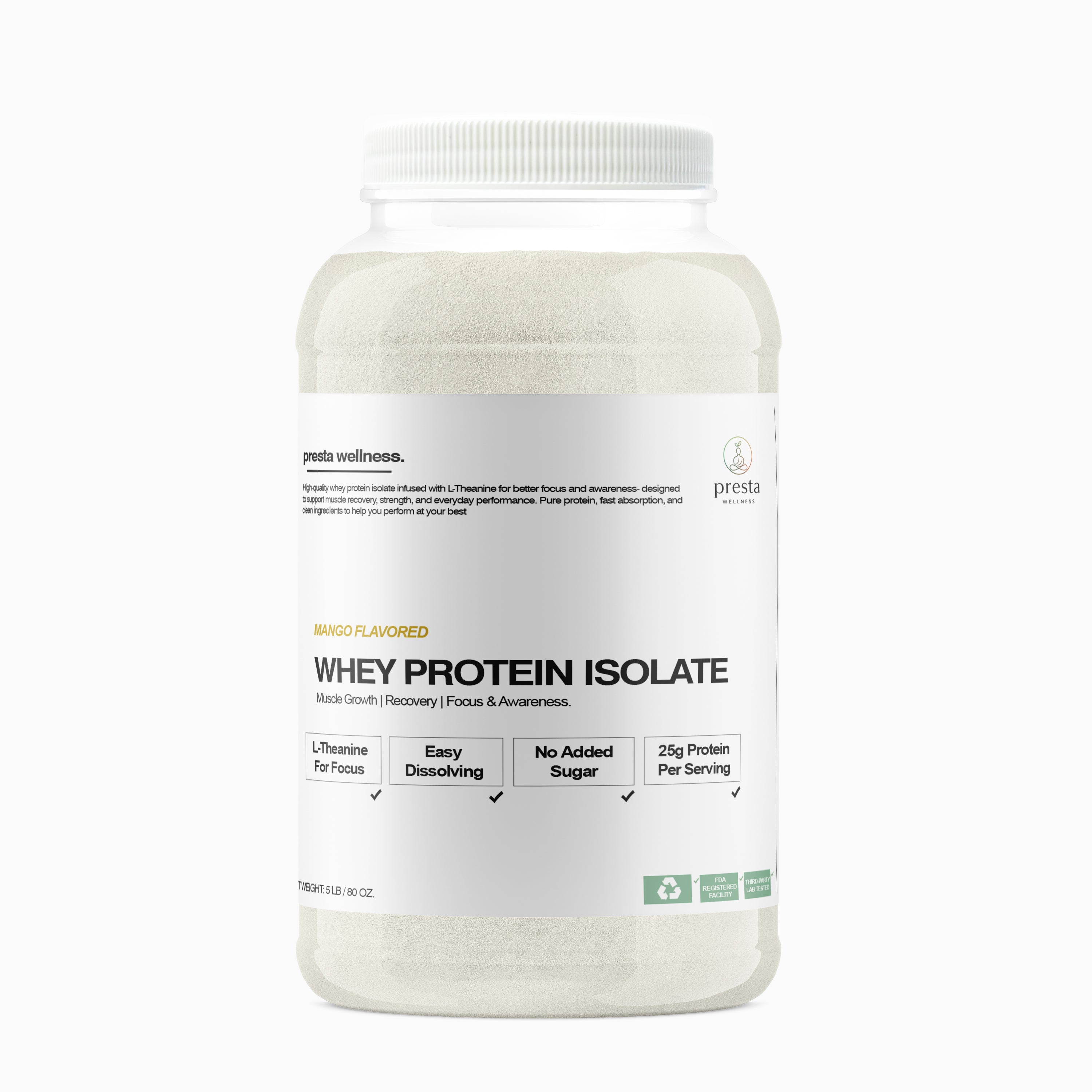 5lb. Bio Whey Protein [Mango]