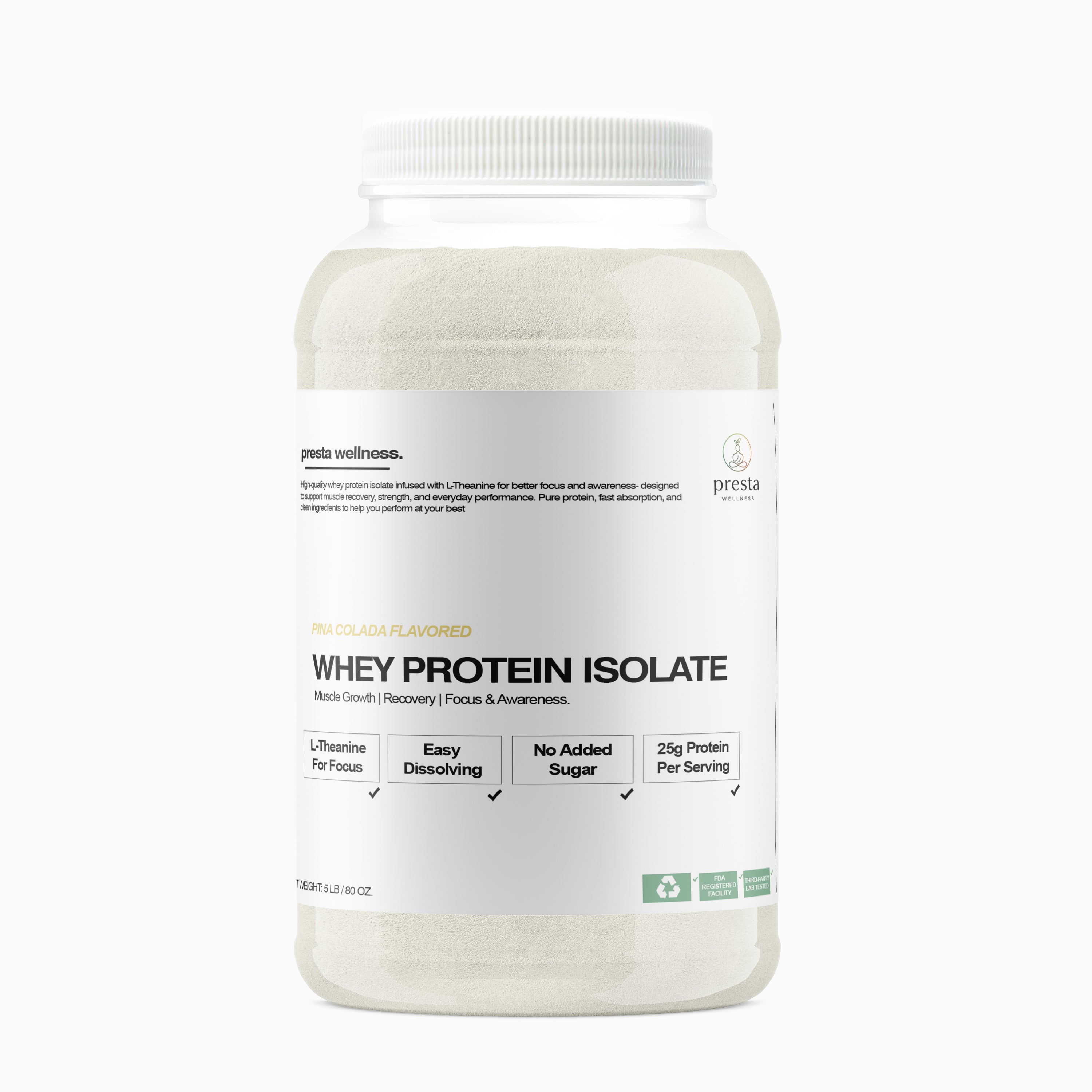 5lb. Bio Whey Protein [Pina Colada]