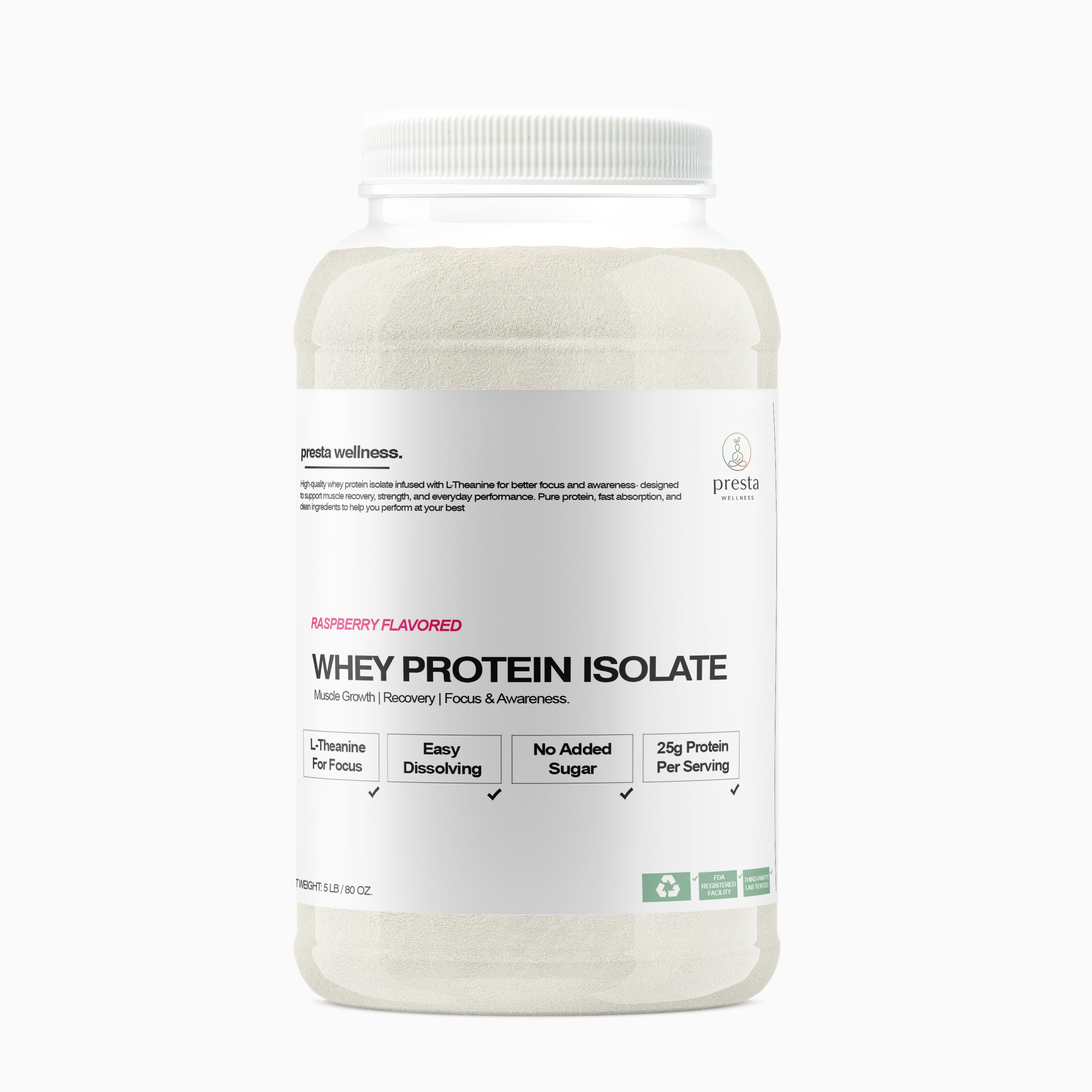 5lb. Bio Whey Protein [Raspberry]