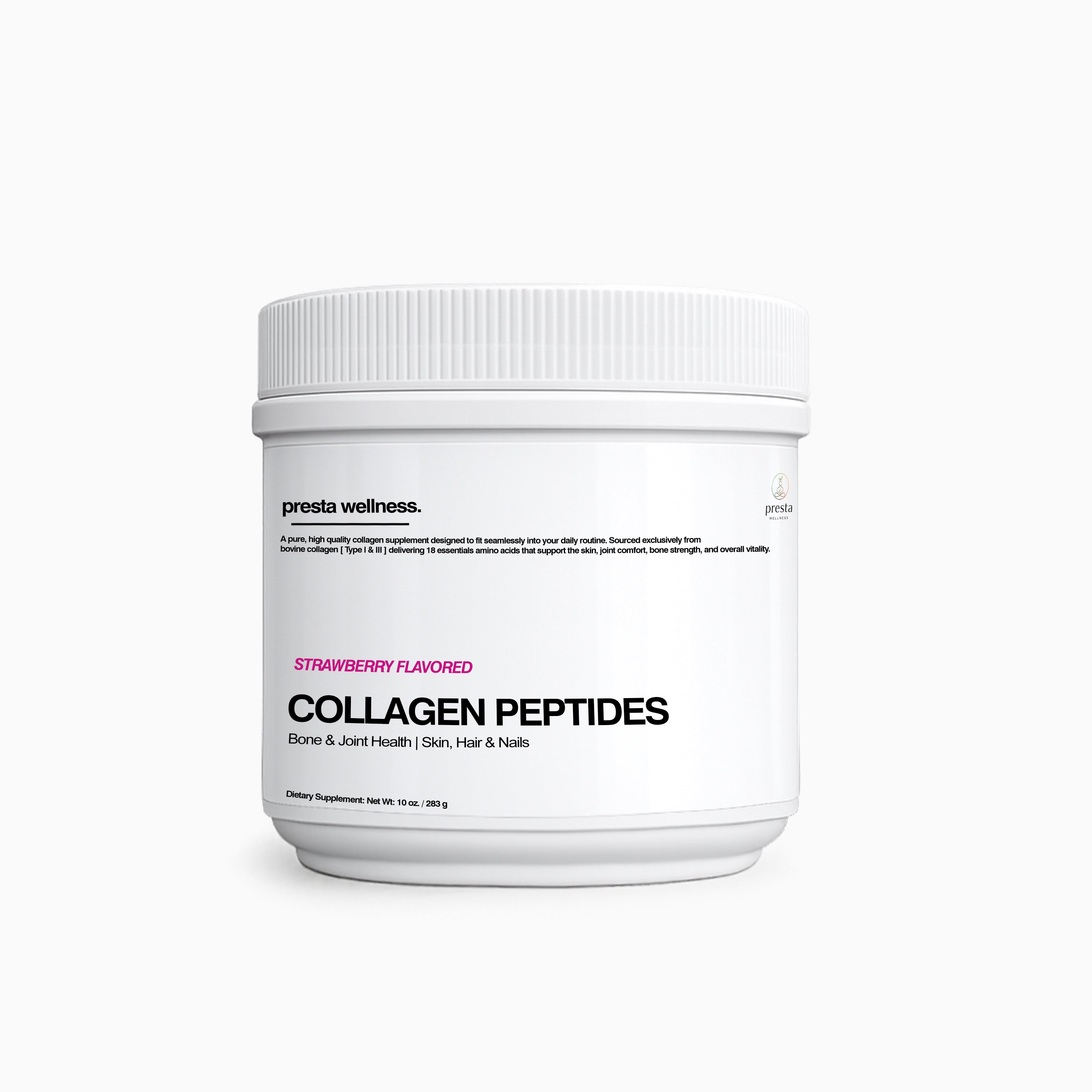 10 oz. Collagen Peptides [Strawberry]
