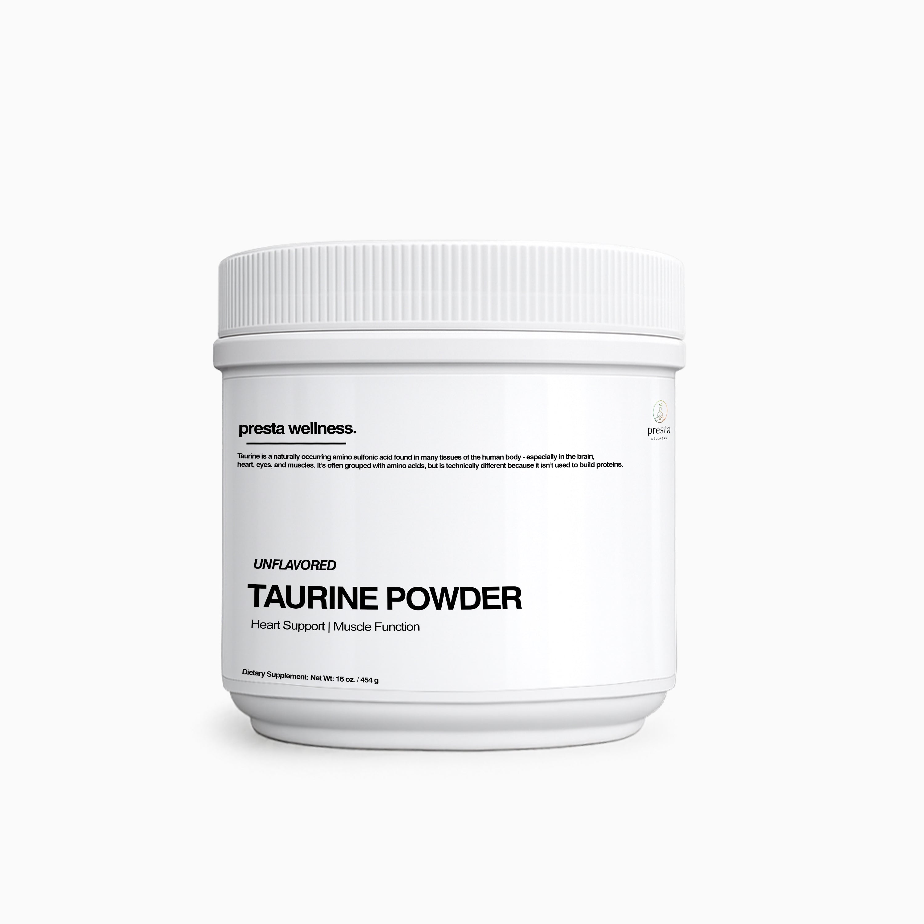 16 oz. 100% Taurine Powder [Unflavored]