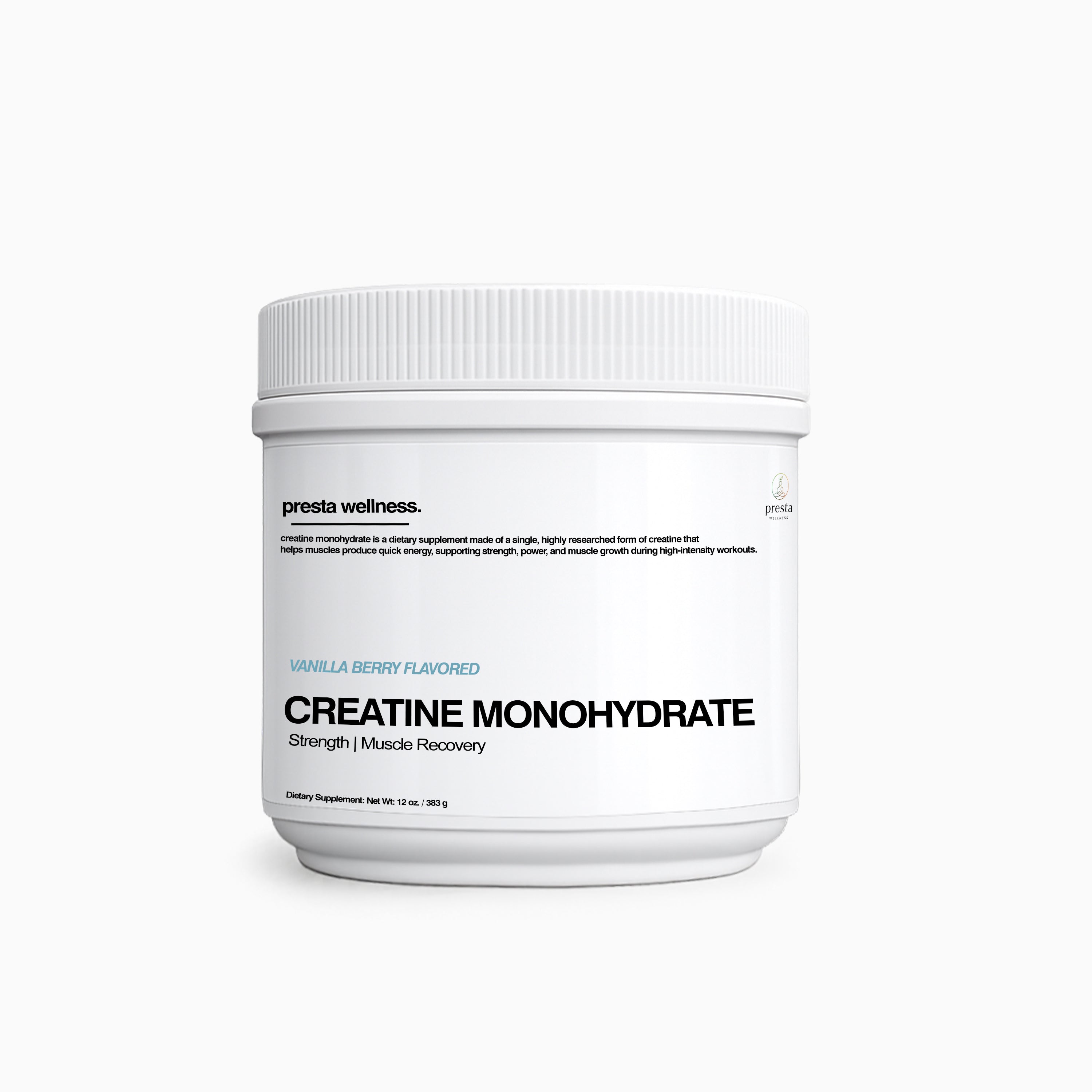 12 oz. Creatine Monohydrate [Vanilla Berry]